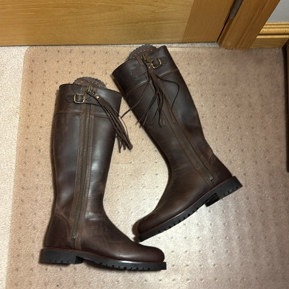 Penelope Chilvers Tall Tassel Boot Conker Brown Leather EU 38 / US 7 - Picture 5 of 6